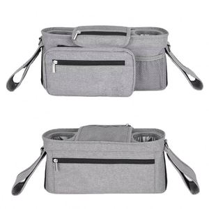 Bolsa de Pañales Multifuncional Portátil de Fábrica BSCI, Bolsa de Almacenamiento Desmontable para Cochecito de Bebé, Organizador para Cochecito con Compartimento Térmico para Bebidas - Product Image 5