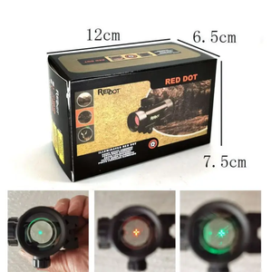 Telescopio Monocular para Exteriores RD1X40 con Aumento de 1x, Mira de Punto Rojo, Retícula de Cruz, Accesorio para <span class=keywords><strong>Tirachinas</strong></span>, Base para Punto Rojo - Product Image 6