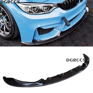 DGRCCS M3 M4 F80 F82 2014-2018 3D Carbon Fiber Polished Sports Style Front Lip Bumper Accessory Kit Easy Installation - Product Image 1
