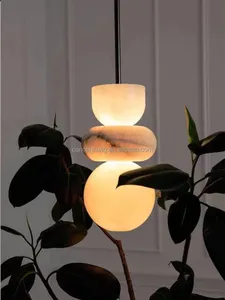 Modern Chandeliers 2023 Art Design Alabaster Lamps Bedroom Lamp Modern Children's Chandeliers Pendant Lights