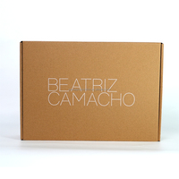 Carton ondulé imprimé avec logo personnalisé découpé à l'emporte-pièce pliable enveloppe kraft boîte d'abonnement emballage en papier pour produits envois postaux