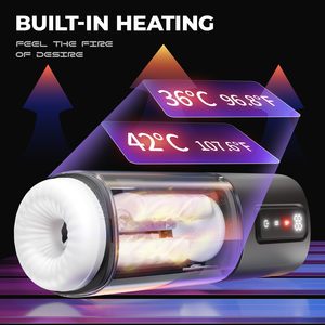 Adult <span class=keywords><strong>Sex</strong></span> Toys <span class=keywords><strong>Machine</strong></span> Einfach zu bedienender automatischer Schub-Vibrations-Mastur bator für Männer - Product Image 3