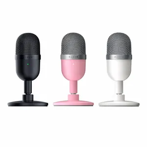 Портативный розовый белый игровой профессиональный микрофон Razer Seiren Mini Seiren Elite Seiren Emote USB, компактный микрофон для потоковой передачи