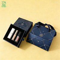 Boîte cadeau élégante en carton rigide sur mesure pour l'emballage de cosmétiques, boîte coulissante haut de gamme avec logo pour l'emballage cadeau