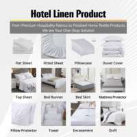 Vente en gros OEM – Taie d'oreiller blanche en tissu 100 % coton personnalisée pour hôtel, format Queen, en vrac