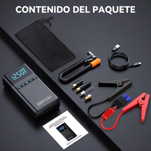 Arrancador <span class=keywords><strong>de</strong></span> Baterías para Autos y Motocicletas OEM Personalizado, <span class=keywords><strong>Banco</strong></span> <span class=keywords><strong>de</strong></span> Energía <span class=keywords><strong>de</strong></span> 16800 mAh y 4500 A, Potenciador Portátil con Bomba <span class=keywords><strong>de</strong></span> Aire - Product Image 6