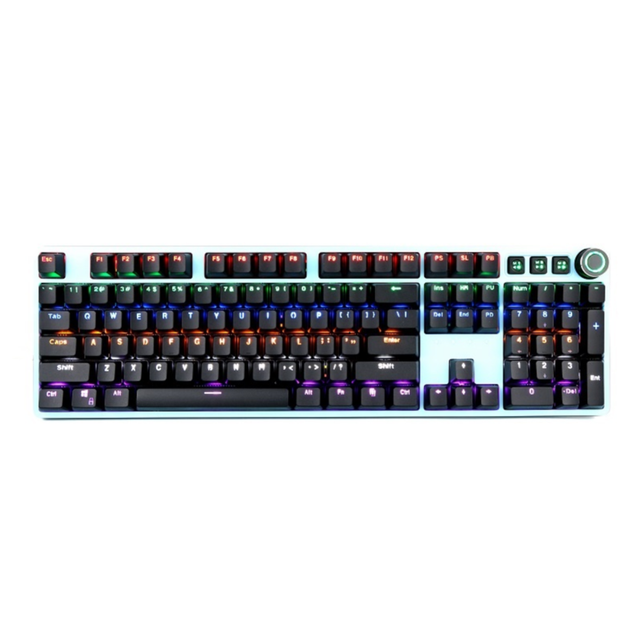 Kailh Switch Game Keyboard Mechanical RGB 104 Keys Waterproof Aluminum ABS Programmable Computer USB Magnetic Suction Custom