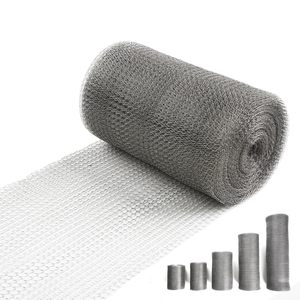 Stainless Steel <b>Wire</b> <b>Mesh</b> Roll 6 In X 50 Ft For Rodent Control Plant Protection Metal <b>Mesh</b> Fabric Hole Fill - Product Image 1
