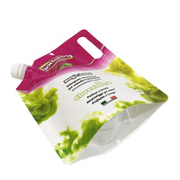 Pochette de savon liquide à impression personnalisée, bouteille d'eau, sac d'emballage alimentaire 500ml 1L 2L