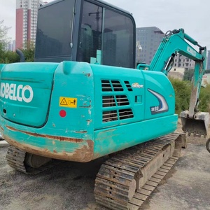 98% New Kobelco sk60 bánh xe máy xúc 6 tấn Yanmar động cơ Kawasaki thủy lực chế độ 2020 - Product Image 3
