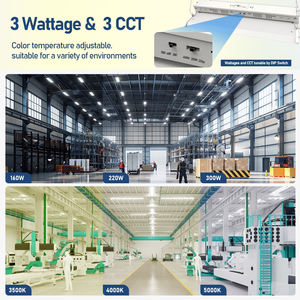 Lámpara Lineal de Alta Bahía de 300W SMD2835 con Garantía de 5 Años, Ángulo Ajustable de 90 Grados, Lámpara Lineal de 4 pies, Certificación DLC - Product Image 2