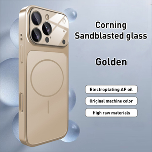 New Arrival Chất lượng cao tối giản Frosted Glass Magnetic PC trường hợp điện thoại cho <span class=keywords><strong>iPhone</strong></span> 16 17 Pro Max <span class=keywords><strong>6</strong></span> màu sắc - Product Image 5