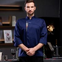 Custom Professionele Hotel Keuken Restaurant Werkkleding Doeken Voor Chef-Kok Shirt Tops Chef Uniform Chef-Kok Keuken Kleding