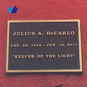 HONGSEN יצרן אספקת מותאם אישית פרסום שילוט פליז שם חריטה צלחות - Product Image 2