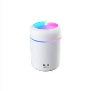 नई 300ML शांत धुंध बेडरूम मिनी हवा Humidifier के लिए प्यारा प्रकार सी पोर्ट Humidifiers विसारक के साथ रात को प्रकाश के लिए घर कार्यालय