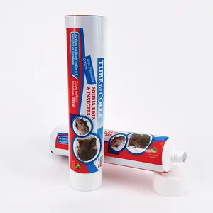 120毫升乳液牙膏铝管化妆品挤压容器塑料包装护发素和宠物食品用塑料管