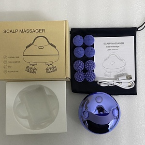 Masajeador Eléctrico de Cabeza, Impermeable IPX-7, Masajeador de Silicona para el Cuero Cabelludo, Masaje de Amasamiento para la Cabeza en el Baño - Product Image 3