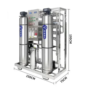 1000L RO machine Industrial water treatment machinery commercial stainless steel max water material aquasana ro system