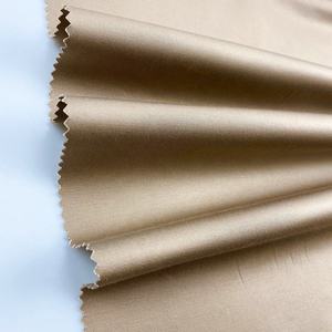 Tissu chino stretch 97% coton 3% coton spandex teint couleur <span class=keywords><strong>knaki</strong></span> recyclé pour pantalons pour hommes - Product Image 2