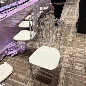 Chaises de banquet de mariage en plein air, chaises Chiavari transparentes, chaises de fête empilables en acrylique, vente chaude - Product Image 5