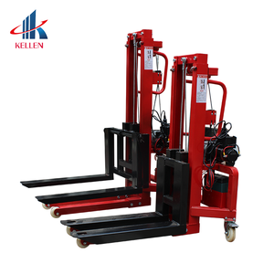 300kg <strong>Small</strong> <strong>Lifting</strong> Forklift Stacker Mini <strong>Fork</strong> Truck Self-loading Forklift Semi Electric Stacker - Product Image 1