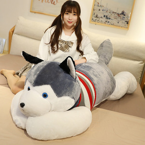 Boneka anjing beruang besar Husky mainan mewah bantal lucu hadiah kecil hadiah grosir - Product Image 4