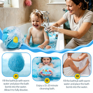 ATOANY Skin Soft Smooth Ocean Toy Bath Salt Ball Sleeve Box Magic Splash Bath <strong>Bombs</strong> for Kids' Birthdays Easter Christmas - Product Image 5