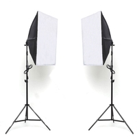 Support de lampe annulaire à LED Trépied Smartphone Live Stream Soft Box Photographie Photo Caméra Vidéo Film Lumière douce Panneau lumineux Trépied