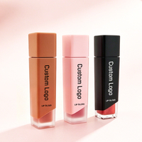 Gloss à lèvres liquide Beauty Brillo De Labios, vente en gros, fini mat, effet repulpant, longue tenue, maquillage des lèvres hydratant, brillant, nude, végan