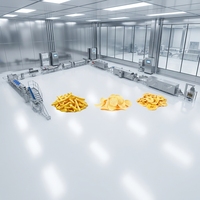 Machine polyvalente pour la fabrication de frites surgelées pour les petits entrepreneurs, capacité de 100 kg/h, ligne de production de chips de pommes de terre