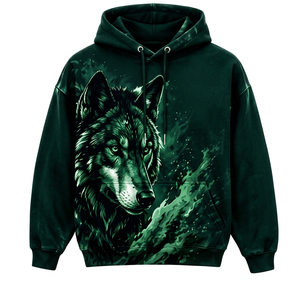 Sudadera con Capucha para Hombre, 100% Algodón, Transpirable, con Logotipo Frontal, Corte Regular, Informal, para Invierno - Product Image 1
