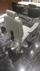 Sillón de Barbería de Alta Calidad y Durabilidad, Giratorio 360 Grados, Reclinable, Bomba Hidráulica Resistente, Asiento de Cuero, para Salón de Belleza - Product Image 5