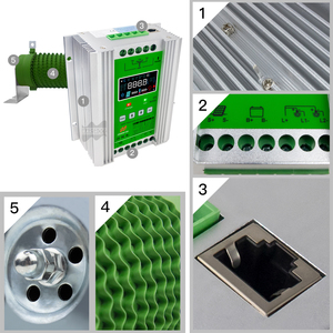 Contrôleur de charge hybride éolien-solaire MPPT 600W-3000W (12V/24V/48V Auto) |   Régulateur de batterie au lithium et au plomb W752 - Product Image 3