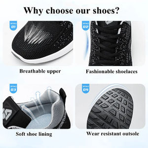 Sepatu Lari Wanita Ukuran Besar Motif Leopard <span class=keywords><strong>Cheetah</strong></span> dengan Tali dan Jaring di Bagian Depan untuk Olahraga Musim Panas - Product Image 6