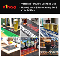 Tapis de bar en caoutchouc premium NIHAO, tapis de comptoir, tapis de bar personnalisé avec logo, logo personnalisé pour les bars, les hôtels, les restaurants
