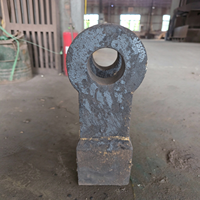 Pièces de rechange OEM pour concasseur, tête de marteau en acier à haute teneur en manganèse et alliage de chrome pour concasseur à marteaux