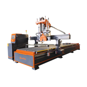 12 ऑटो परिवर्तन एटीसी सीएनसी राउटर उत्पादन लाइन क्षैतिज स्पिंडल के साथ और देखा ब्लेड 1560 एटीसी राउटर - Product Image 1