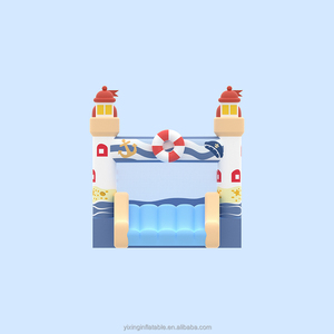 Castello gonfiabile per bambini; Parco giochi gonfiabile con scivolo, adatto per feste in giardino e riunioni di famiglia - Product Image 1