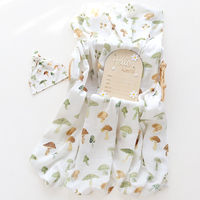 Meilleure Vente : Ensemble de Couverture et Bonnet en Mousseline pour Nouveau-né en Fibre de Bambou Naturelle et Coton Biologique – Idéal Cadeau de Naissance