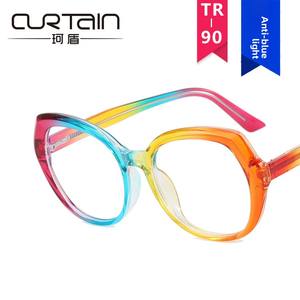 <span class=keywords><strong>Lentes</strong></span> Planas Poligonales Irregulares TR5013, TR90 Anti-luz Azul, Montura de Gafas de Aro Completo, Estilo Punk <span class=keywords><strong>para</strong></span> <span class=keywords><strong>Mujer</strong></span>, Aspecto Natural, Novedad <span class=keywords><strong>2022</strong></span> - Product Image 4