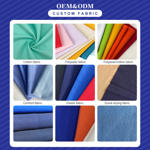 Bán buôn 100% cotton vải Vải Đồng bằng nhuộm dệt ODM/<span class=keywords><strong>OEM</strong></span> mẫu miễn phí cho may Làm-cho bé trai và bé gái - Product Image 6