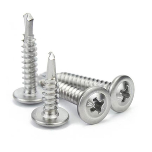 Bibo Yaente Factory 410 Stainless Steel M4.2 Large <b>Flat</b> Head Self-drilling <b>Screw</b> Self-tapping Self-drilling Dovetail <b>Screw</b> - Product Image 5