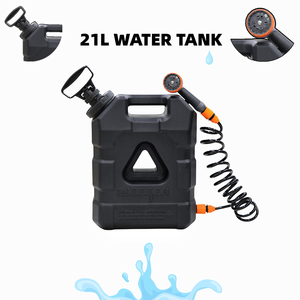 <span class=keywords><strong>Pompe</strong></span> à air <span class=keywords><strong>manuelle</strong></span> 21L, réservoir de douche pressurisé, seau d'<span class=keywords><strong>eau</strong></span> portable pour camping en plein air, bivouac, camping-car, tout-terrain, conduite autonome - Product Image 1