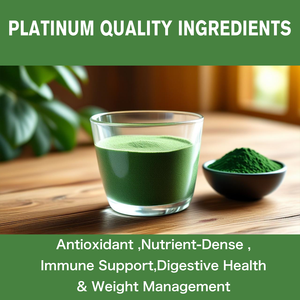 Haccp OEM Spirulina Powder Green Superfood Immune Support Nutrient-Dense <b>Supplement</b> - Product Image 3