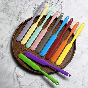 Spatule à long manche en silicone de qualité alimentaire pour pâtisserie, grattoir à pot, spatule pour gâteau, crème, beurre, outils résistants à la chaleur - Product Image 4