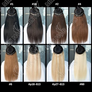 <span class=keywords><strong>Extension</strong></span> <span class=keywords><strong>Capelli</strong></span> <span class=keywords><strong>Veri</strong></span> Invisibili con Clip, <span class=keywords><strong>Filo</strong></span> Sottile, 4 Clip, Naturali, 12-24 Pollici, per Aggiungere Volume - Product Image 6