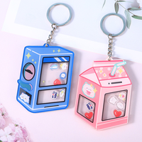 Breloques shaker en acrylique personnalisées imprimées sur mesure, porte-clés shaker en acrylique transparent mignons et personnalisés