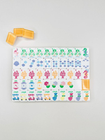 Mahjong américain sur le thème des vacances en bord de mer avec chariot de golf et jokers ananas - Acrylique écologique durable portable pour 4 joueurs