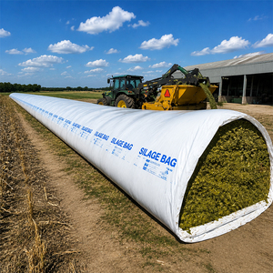 Sac en plastique pour ensilage de grande capacité, sac anti-déchirure pour le stockage de l'ensilage, pour l'alimentation des bovins et des moutons - Product Image 1