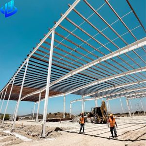 Bâtiment en acier <span class=keywords><strong>préfabriqué</strong></span> pour entrepôt, atelier, usine, avec <span class=keywords><strong>mur</strong></span> de base en maçonnerie et <span class=keywords><strong>mur</strong></span> de base en <span class=keywords><strong>béton</strong></span> - Product Image 3